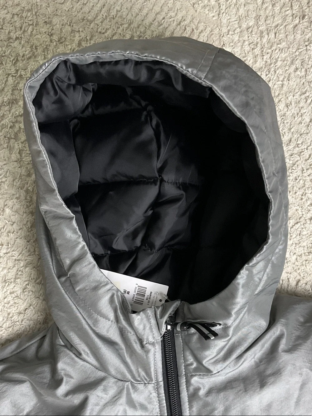 Gap Children's Anorak Jacket Size M/8 in Silver Color